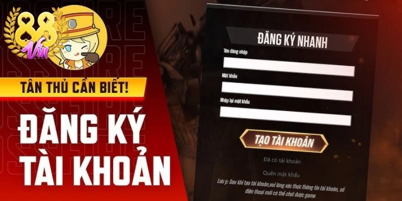 Mở tài khoản thành viên siêu nhanh
